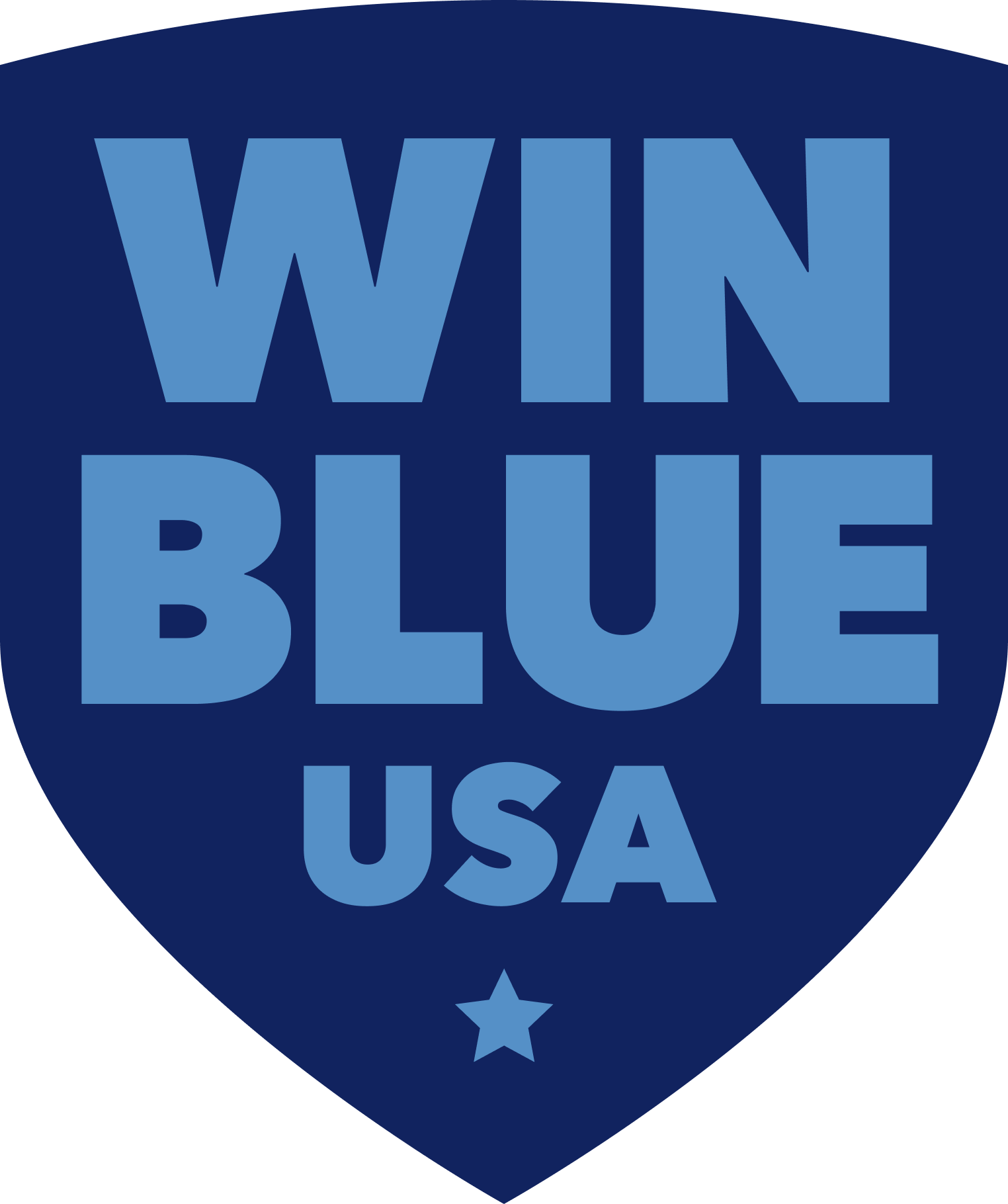 Win Blue USA logo